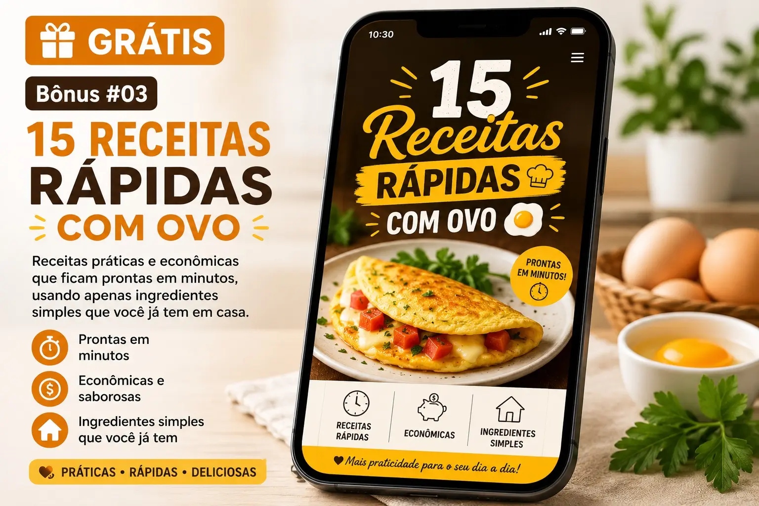 15 Receitas Rápidas com Ovo
