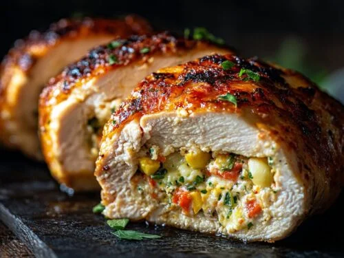 Peito Recheado ao Forno